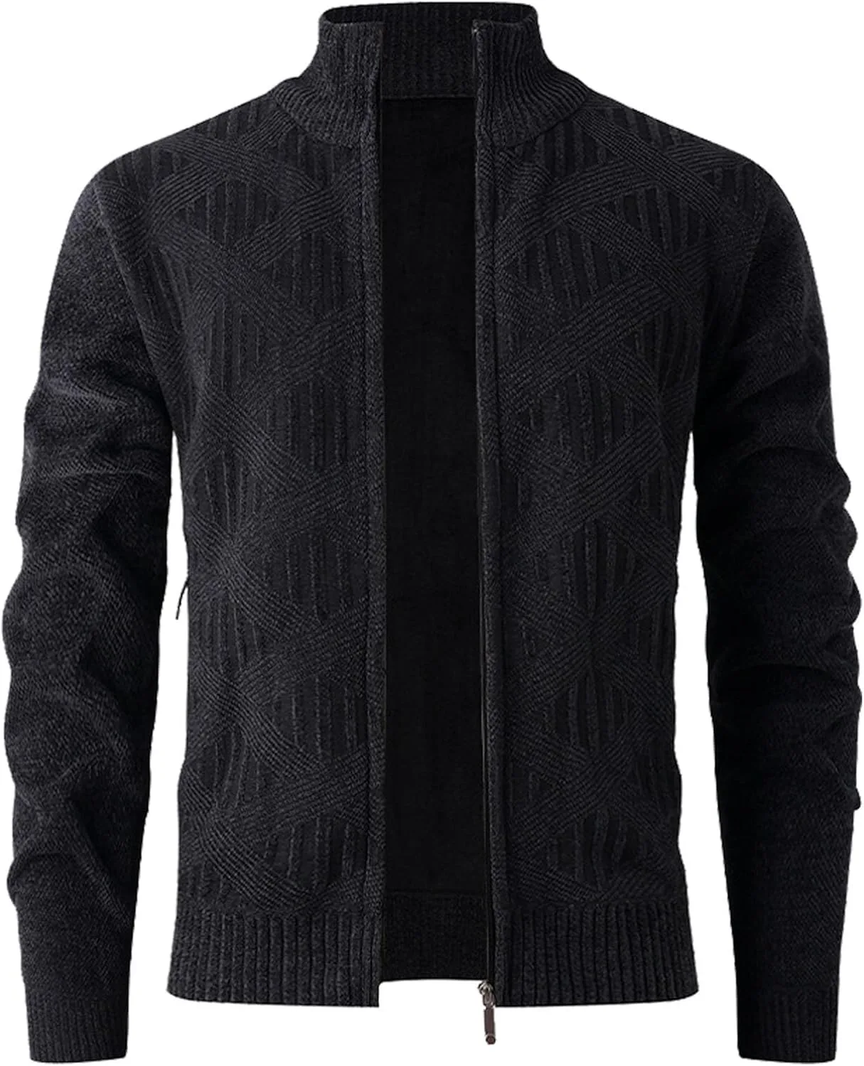 

Толстовка на молнии мужская легкая вязаная