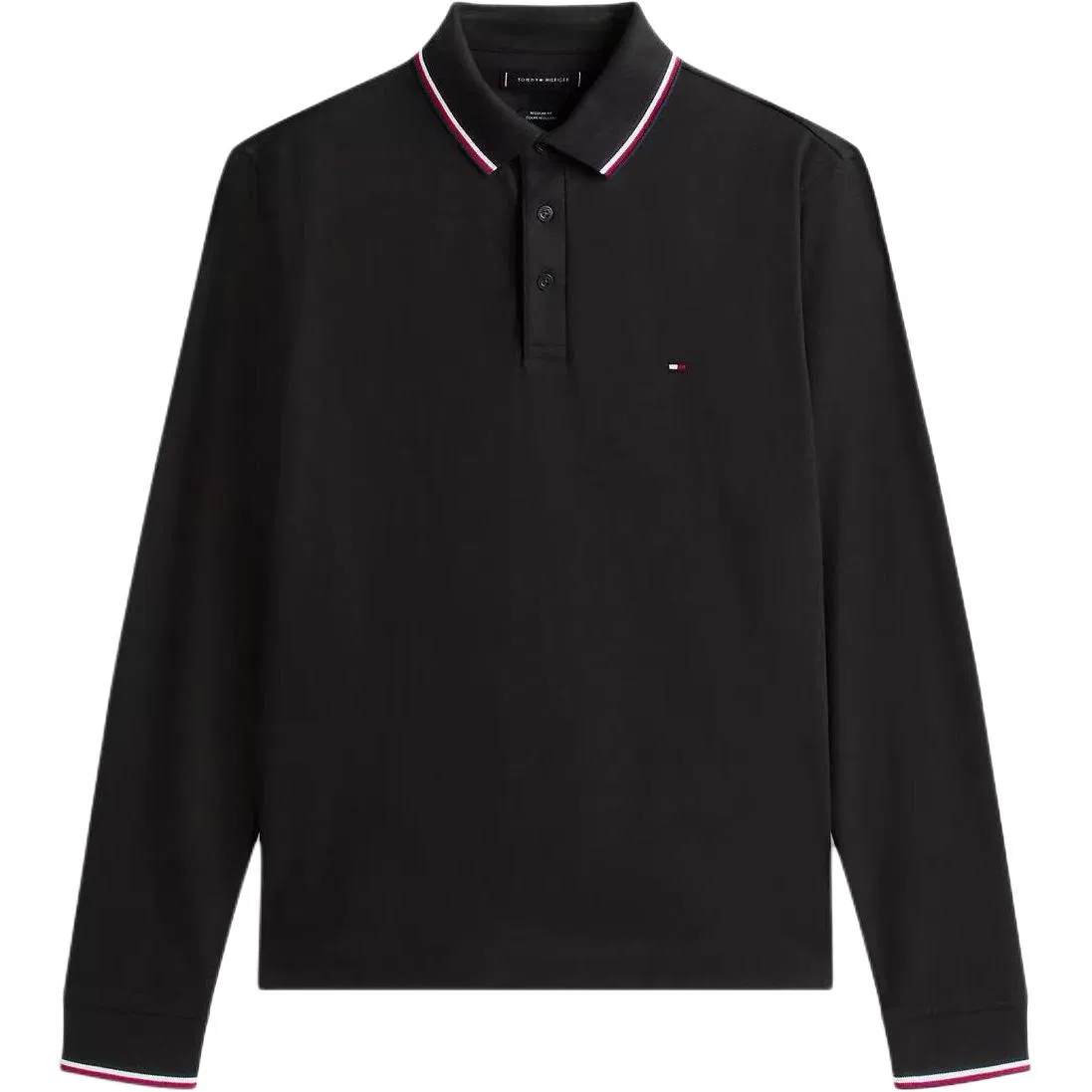 Поло Tommy Hilfiger мужское черное