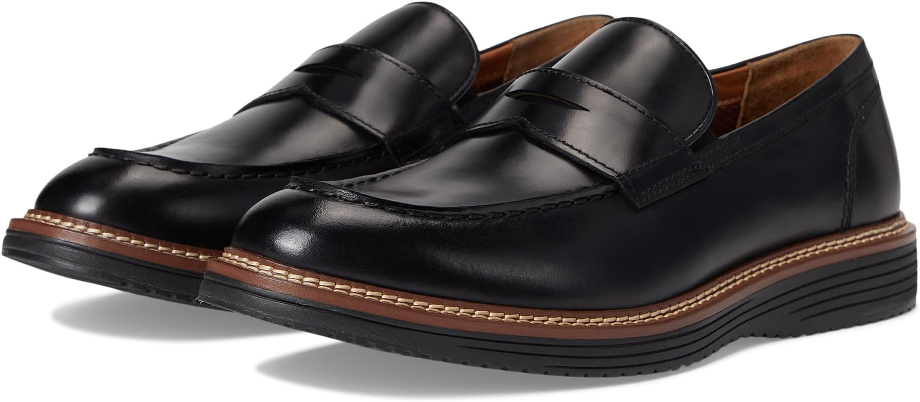 

Лоферы Johnston & Murphy Upton Penny, Black Full Grain