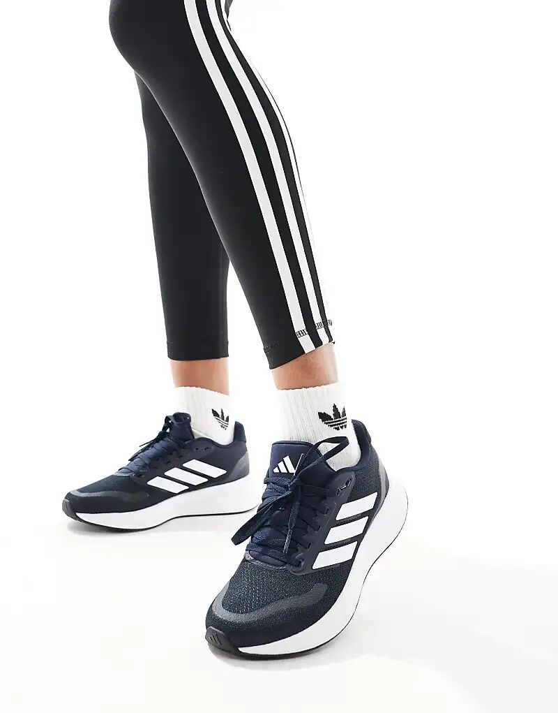 Кроссовки adidas Running RunFalcon 5 темно-синего, черного и белого цвета adidas performance
