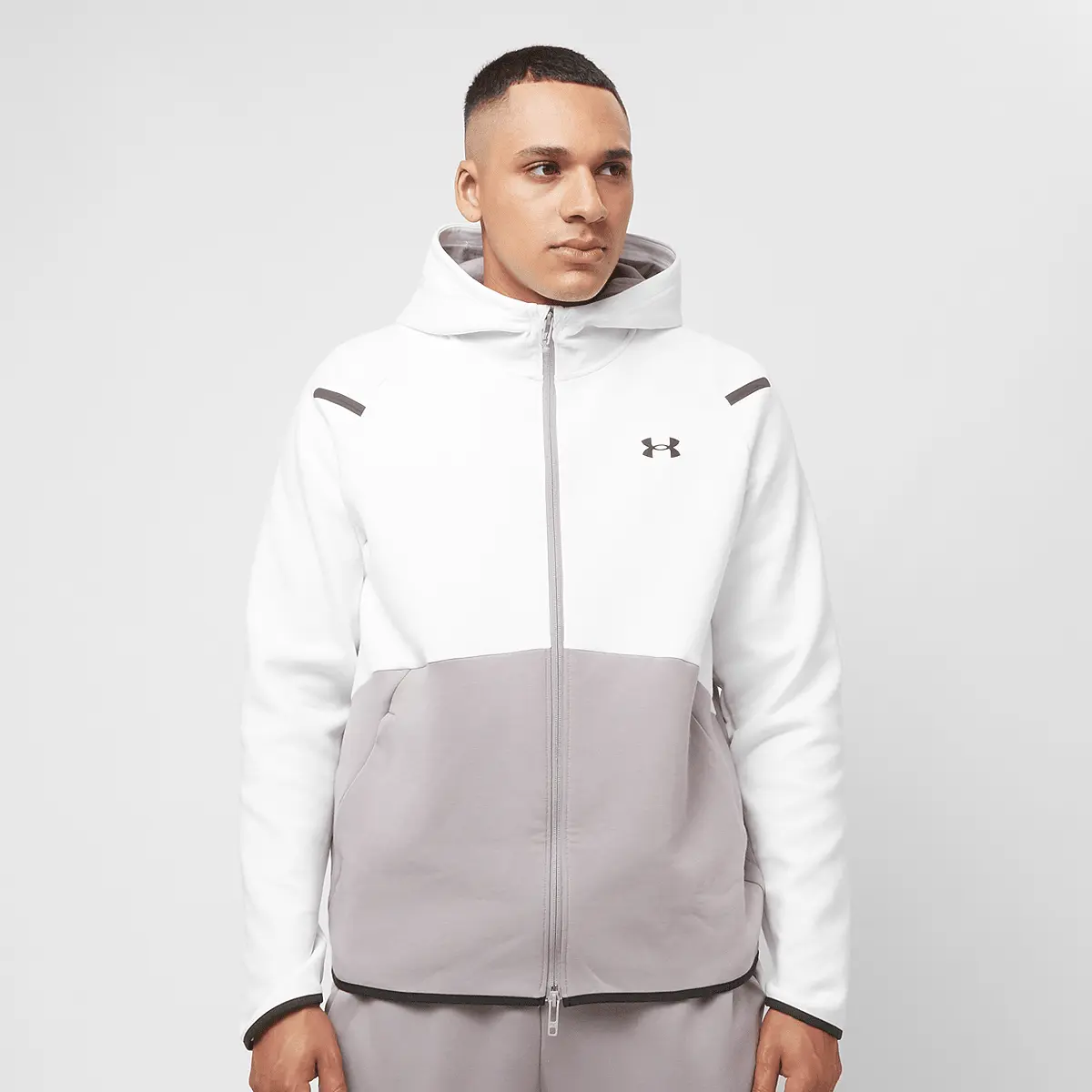 

Куртка Under Armour Unstoppable Fleece Full Zip Hoodie, белый/серый