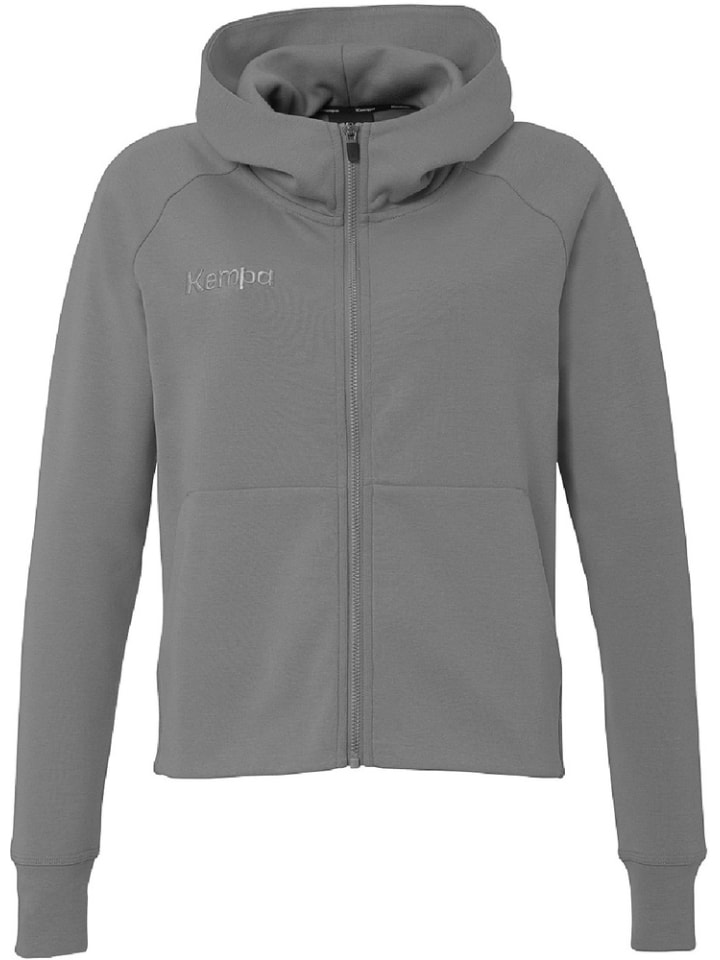 

Женская тренировочная куртка с капюшоном Stmnt серого цвета Kempa