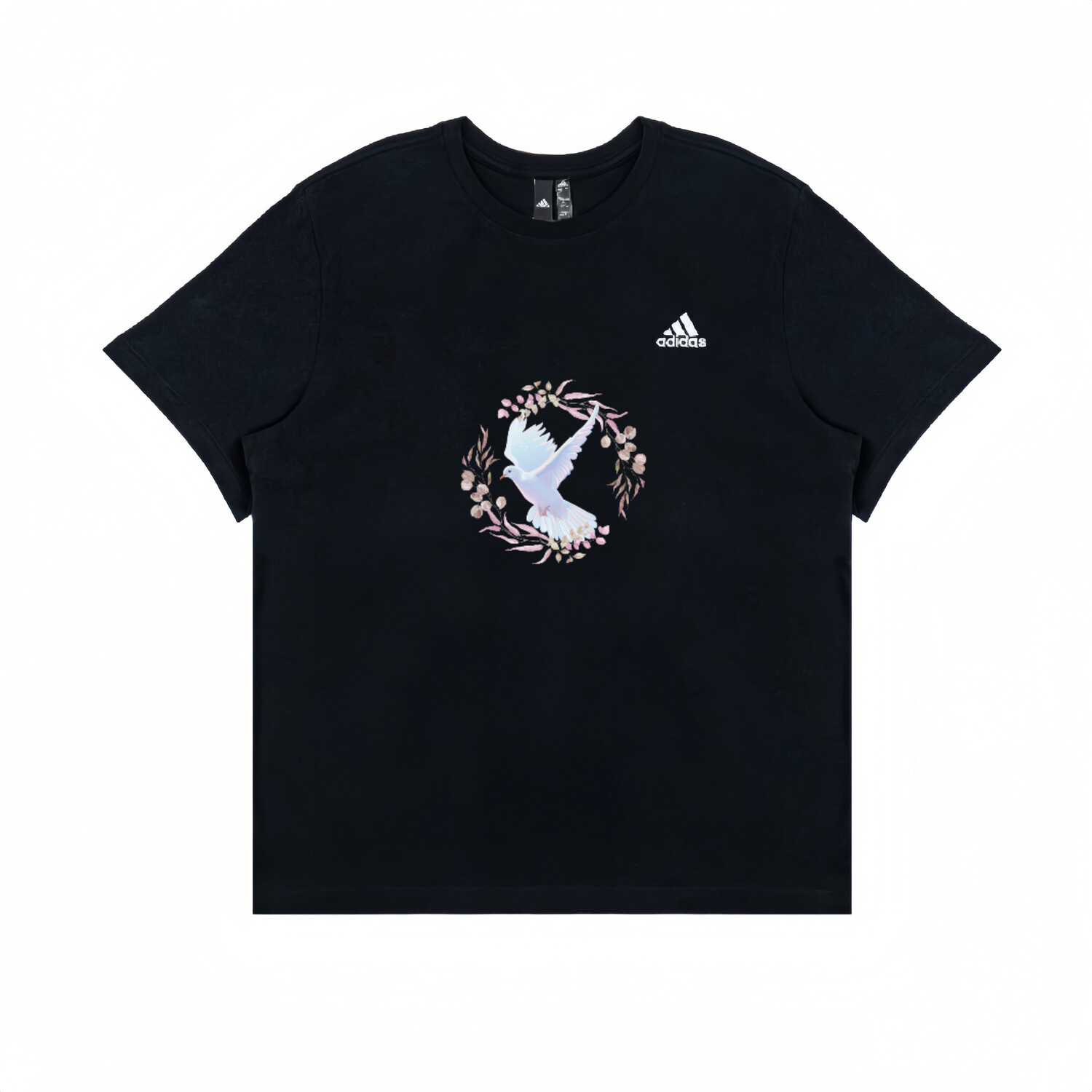 

Футболка унисекс черная Adidas, черный