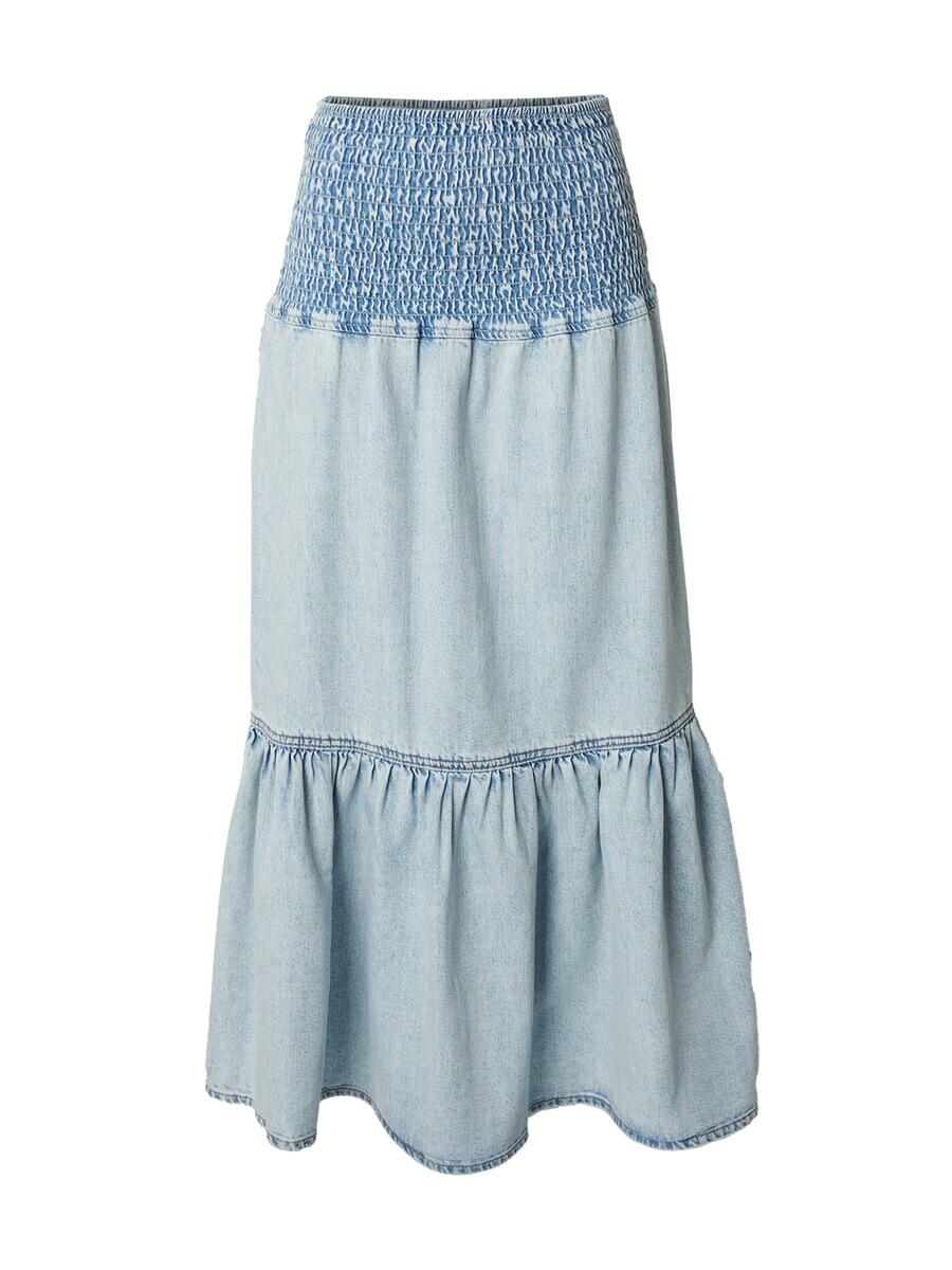 

Юбка макси Gina Tricot Skirt, пастельный синий