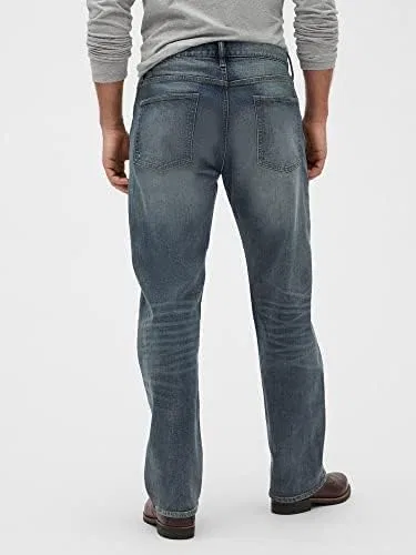 Джинсы Relaxed Fit GAP, Authentic Medium — фото 2