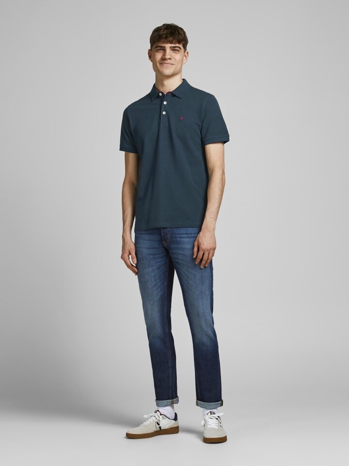 

Футболка поло Jack & Jones, синий
