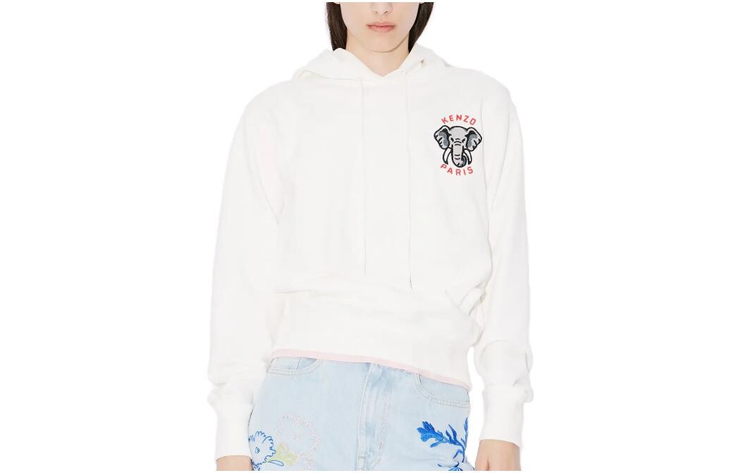 

Толстовка Kenzo с капюшоном, белый