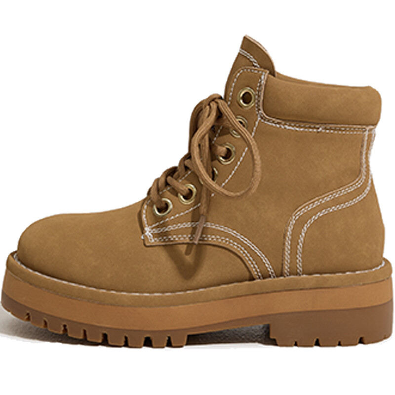 

Ботинки Martin Boot женские Zhengran, коричневый