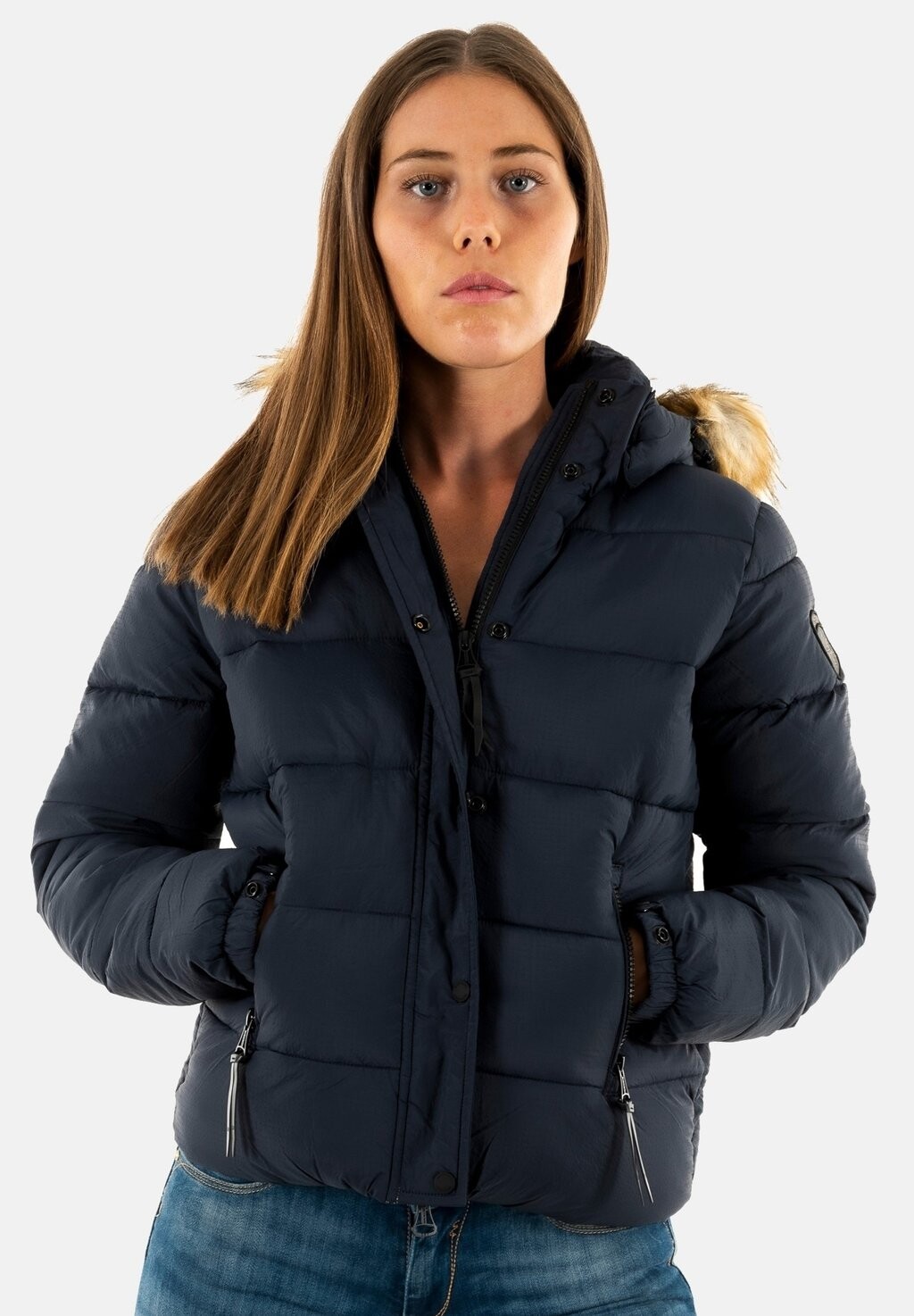 

Зимняя куртка Superdry, синяя