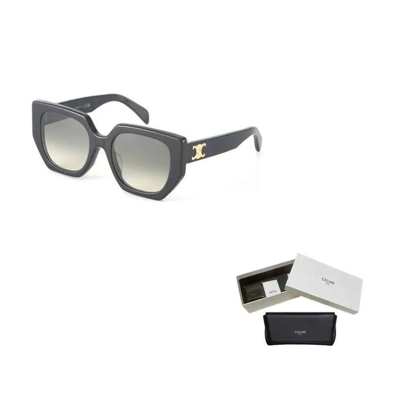 

CELINE Диагональные солнцезащитные очки, Black