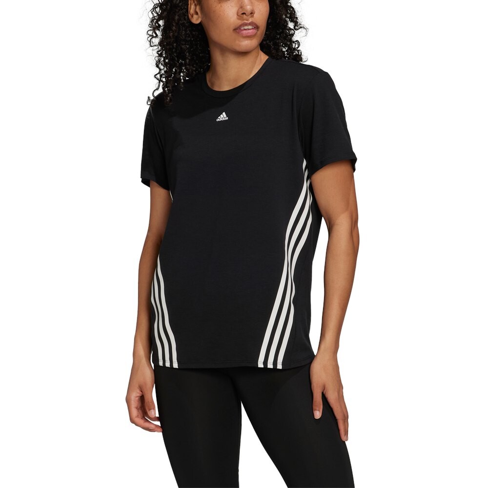 

Футболка с коротким рукавом adidas Wtr Icons 3 Stripes, черный