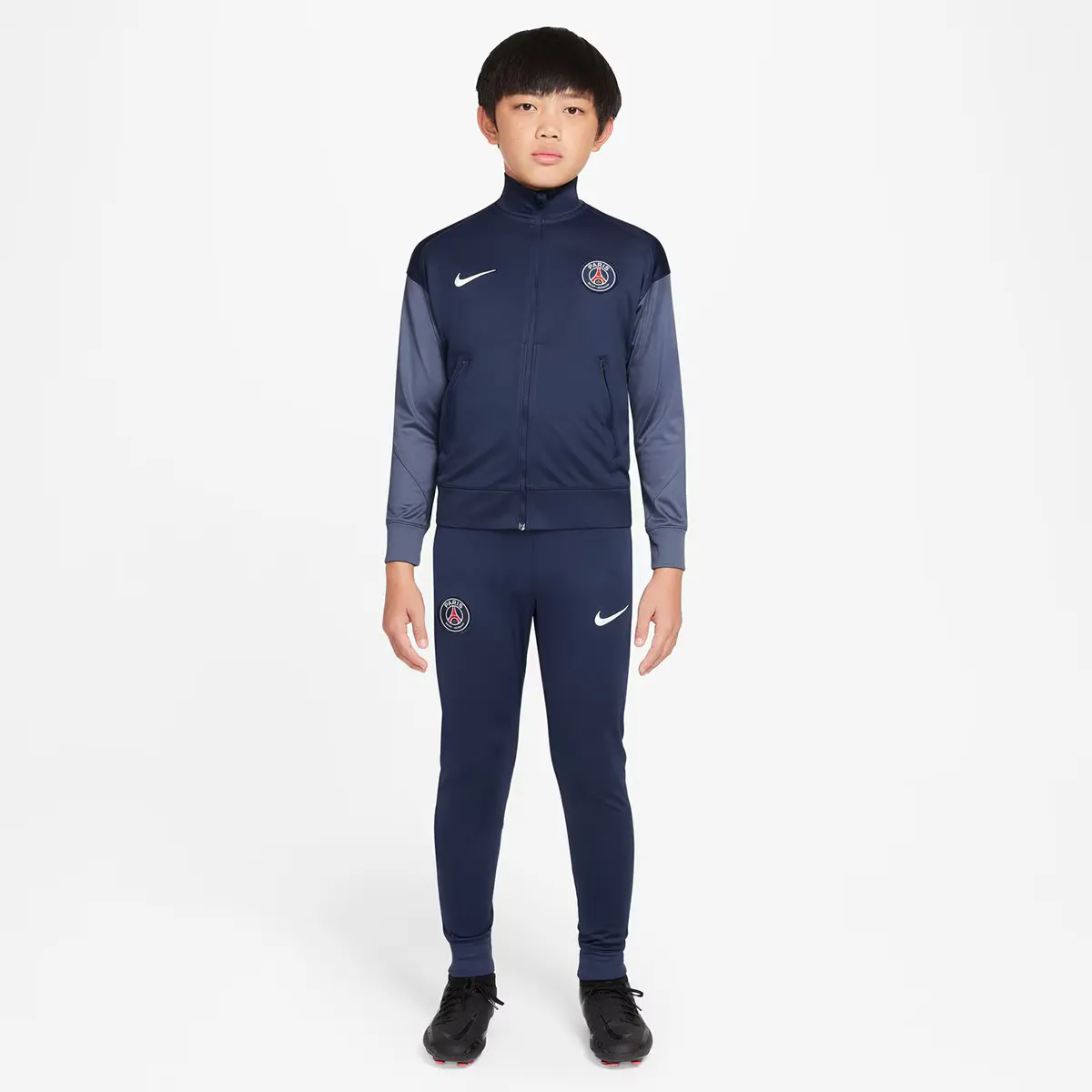 

Детский спортивный костюм Paris Saint-Germain PSG 2025-2026 Strike Nike, темно-синий
