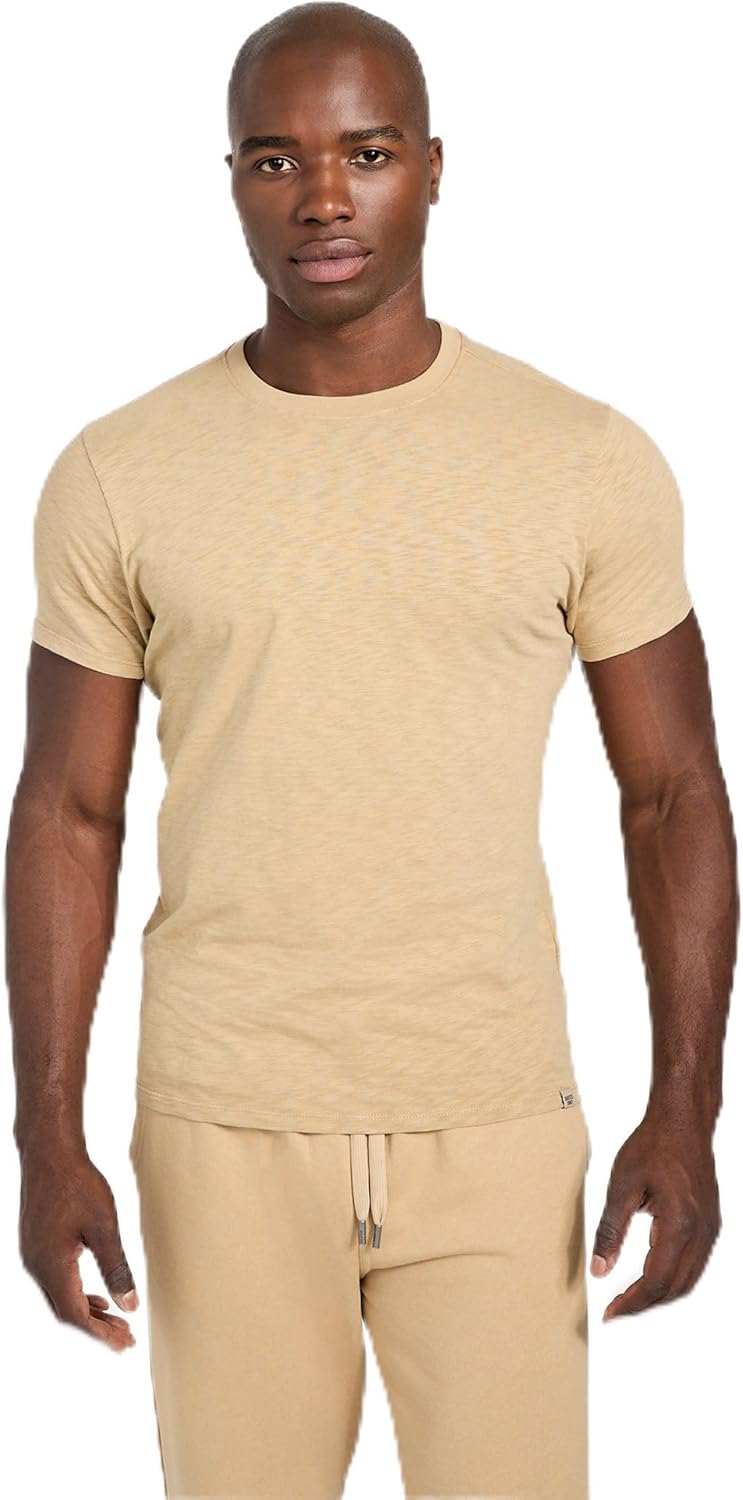 

GUESS 1981 Label Футболка с круглым вырезом, Travertine Sand, Бежевый, GUESS 1981 Label Футболка с круглым вырезом, Travertine Sand