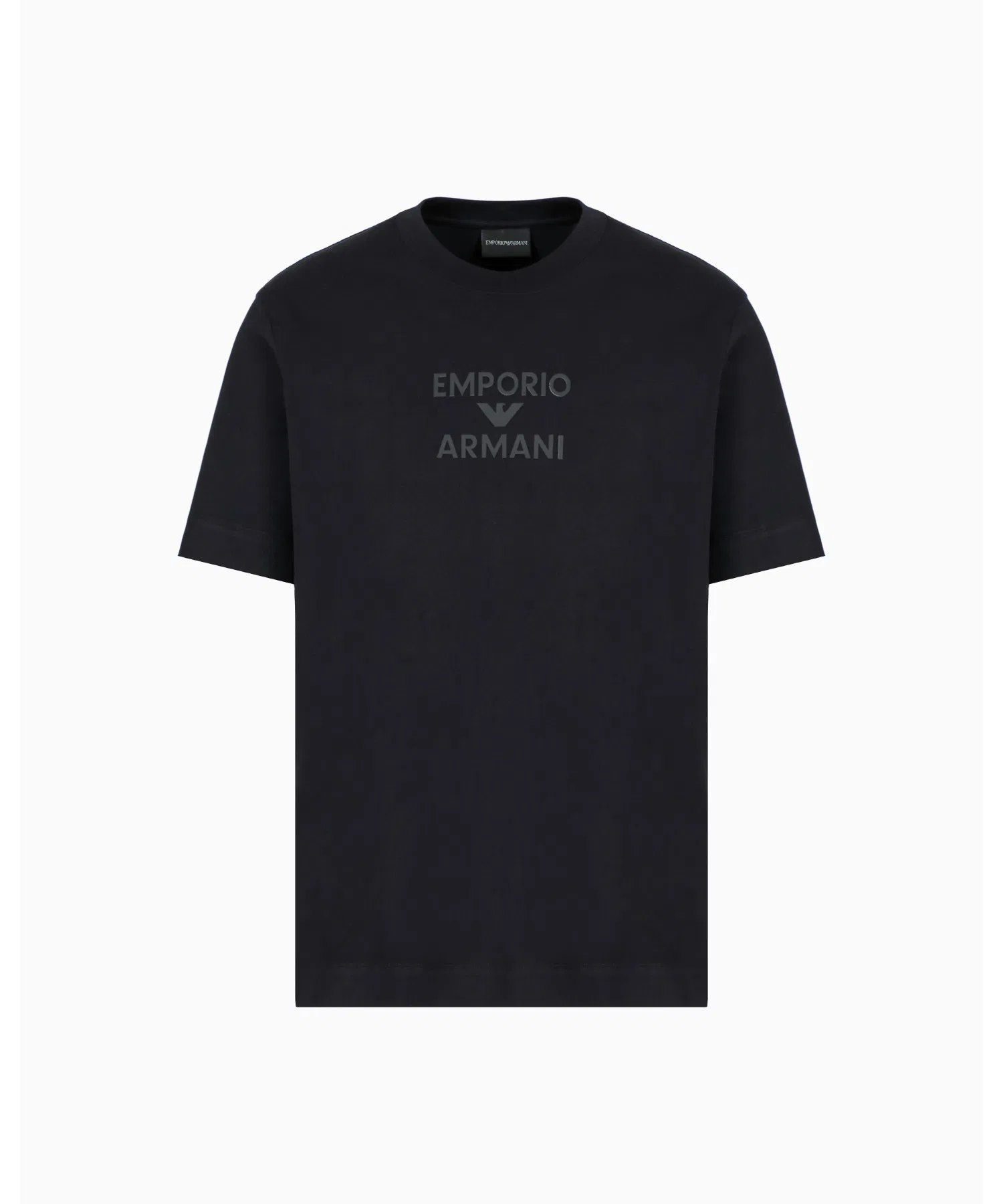 Мужская футболка EMPORIO ARMANI из хлопка с логотипом — фото 2
