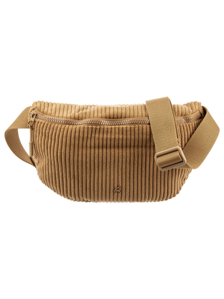 

Prato Классическая сумка Moonbag SC17 из вельвета с широким рубчиком цвета хаки