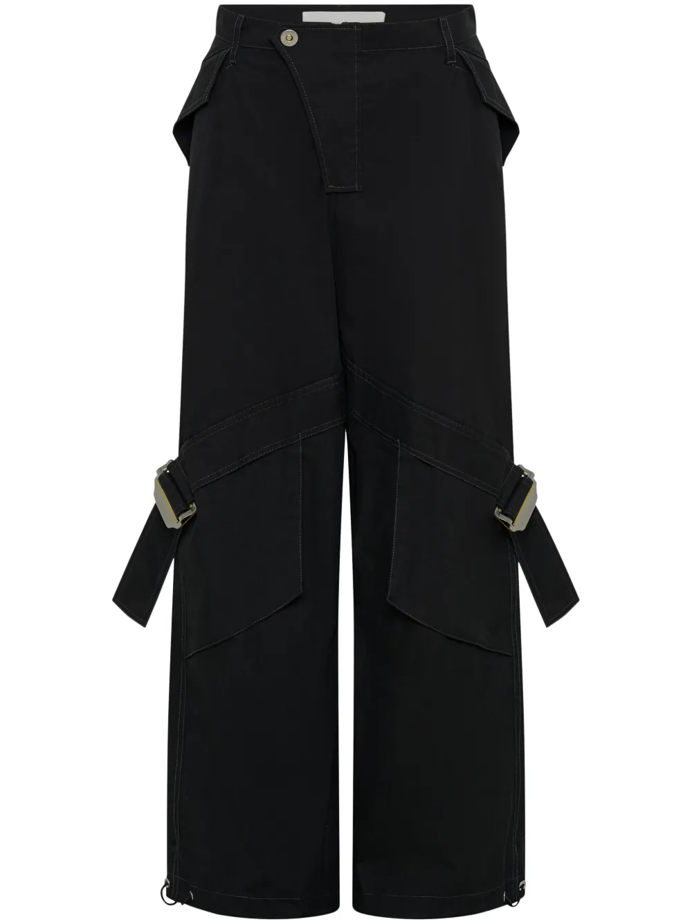 

Прямые брюки из органического хлопка Dion Lee, черный