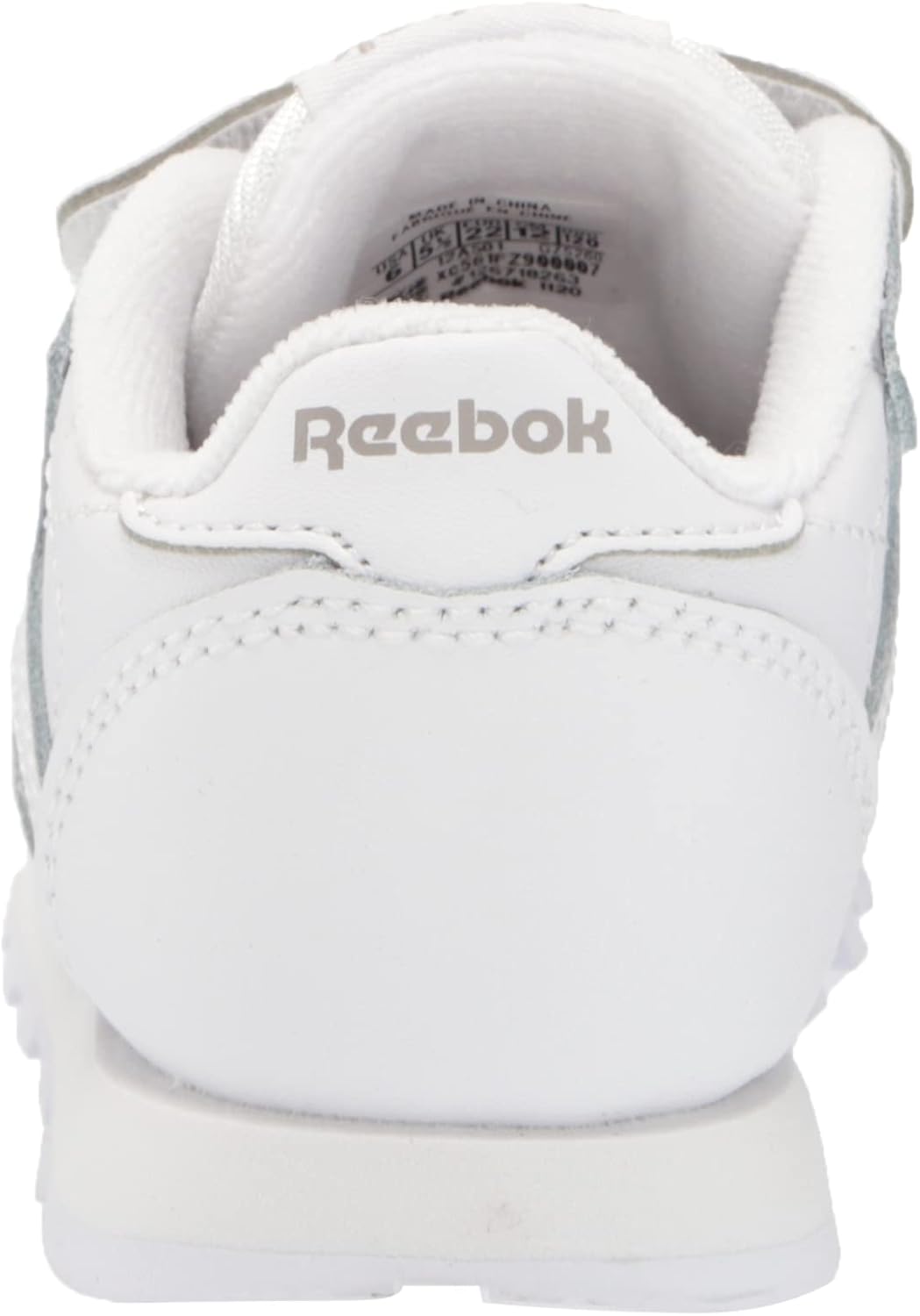 Детские кроссовки Reebok Classic Leather, белый/синий/угольный — фото 3