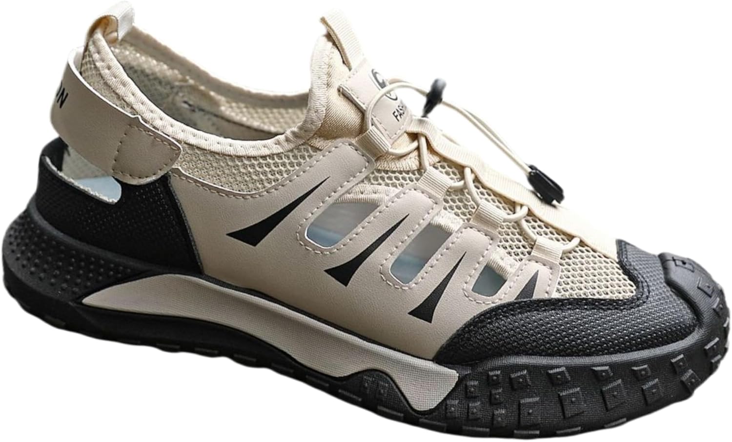 

Летние сетчатые дышащие кроссовки для мужчин Fusecottc - легкая обувь для отдыха и спорта на открытом воздухе, бежевый