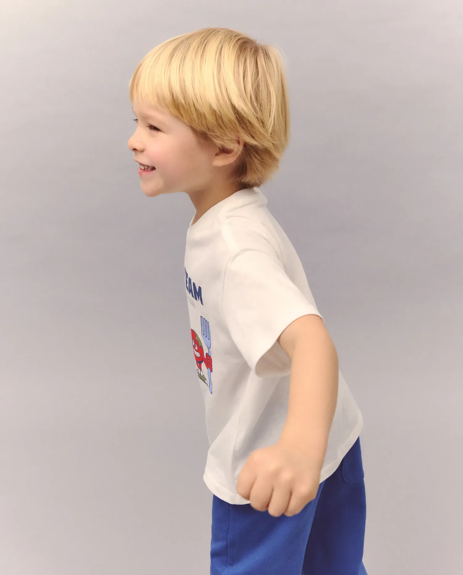 Базовая детская футболка с коротким рукавом и фантазийным рисунком Kids El Corte Inglés, белый — фото 2