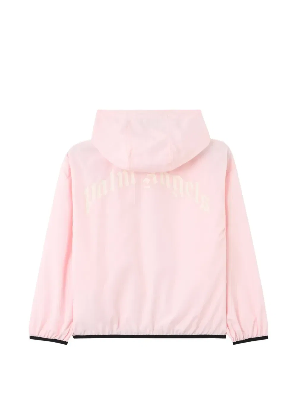 Ветровка с капюшоном и нашивкой-логотипом Palm Angels Kids, розовый — фото 2