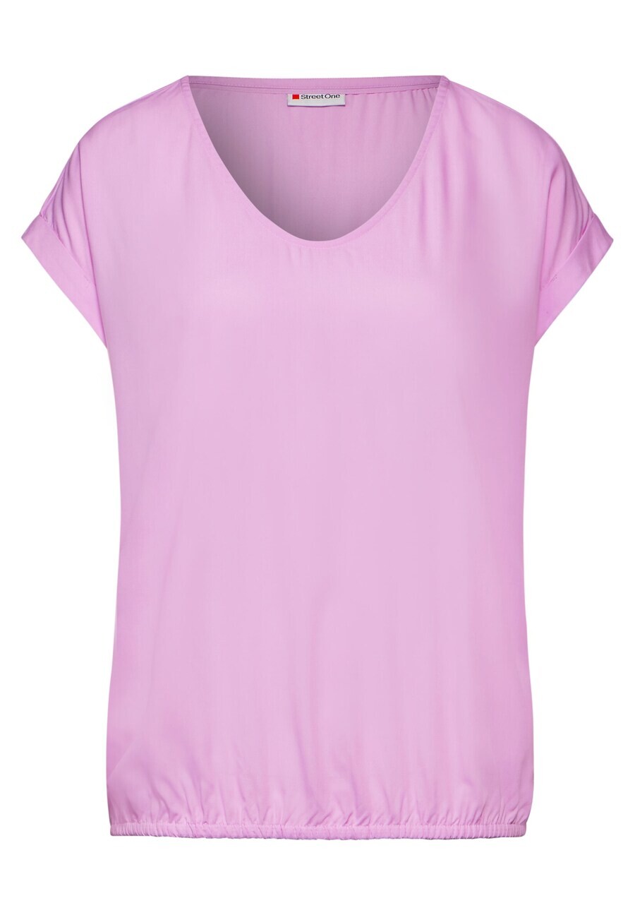 

Блузка с коротким рукавом STREET ONE Blouse, розовый