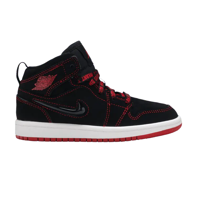 

Кроссовки Air Jordan Air Jordan 1 Mid PS SE 'Fearless', черный