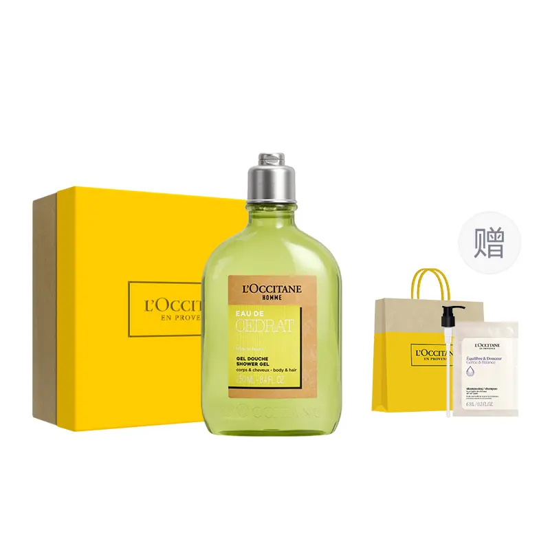 

Гель для душа и шампунь 2 в 1 мужской очищающий lemon 250мл LOCCITANE, Active Citrus Shower Gel 250ml