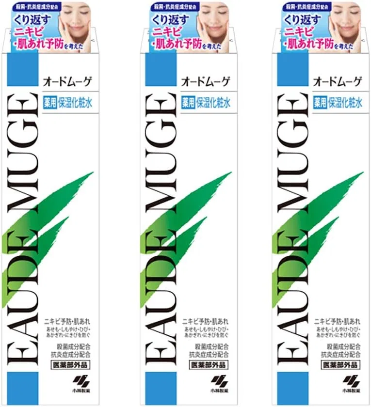 Лосьон увлажняющий Kobayashi Pharmaceutical Eau de Moge, 200 мл, набор 3 шт