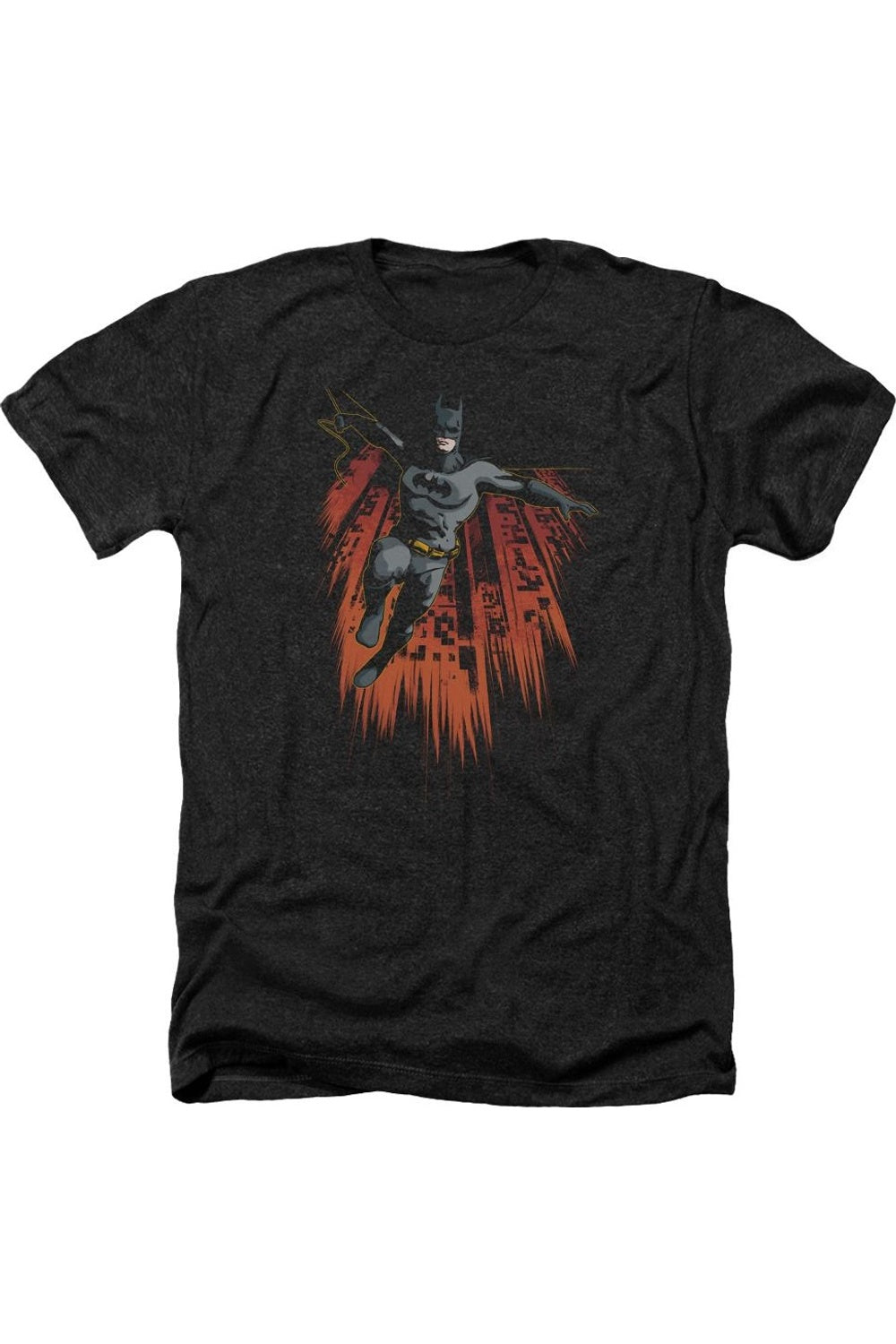 

Футболка / футболка Batman Majestic Adult Heather Gildan, черный