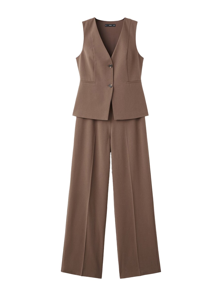 

Комбинезон MANGO Vesty, коричневый