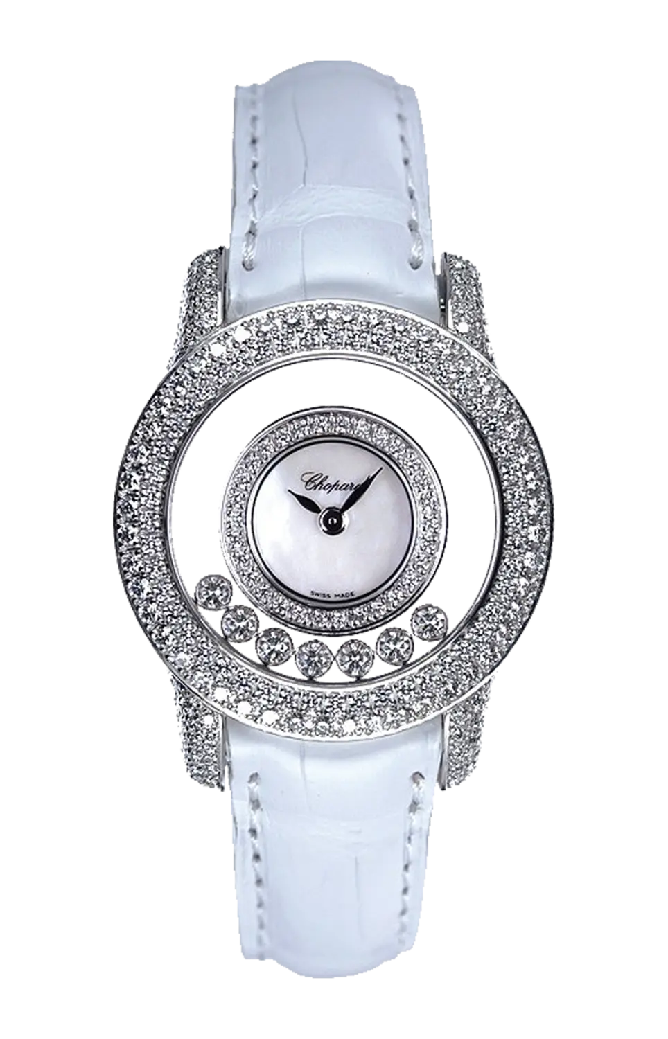 

Часы Chopard Happy diamonds из белого золота с бриллиантами 29,10 мм