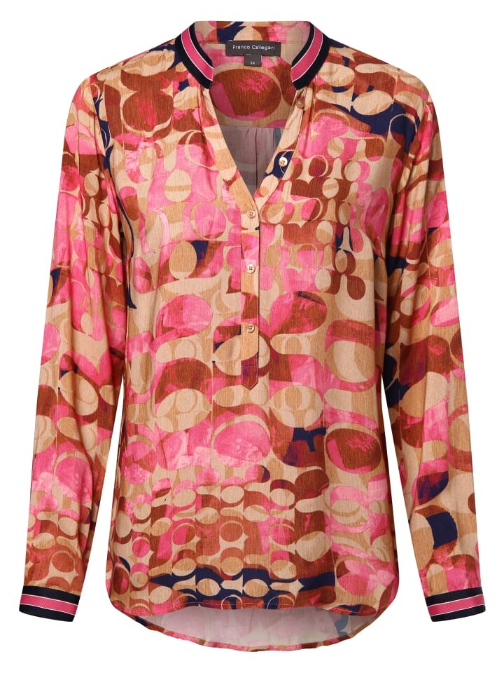 

Блуза Franco Callegari nshirt, цвет pink terra