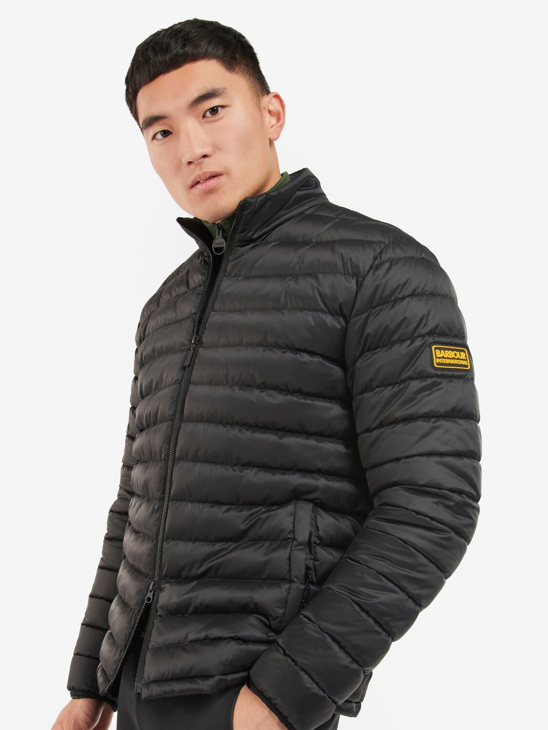 

Стеганая куртка Barbour International Impeller, черная, Черный, Стеганая куртка Barbour International Impeller, черная