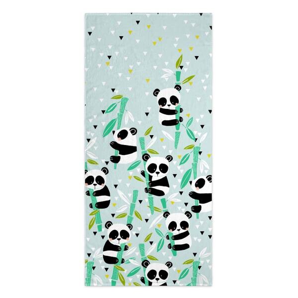 

Полотенце для рук Moshi Moshi Kids Panda garden blue, 1x70x150 см, разноцветный