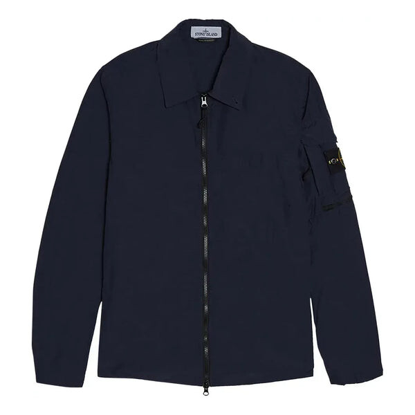 

Куртка naslan light overshirt 'blue' Stone Island, синий