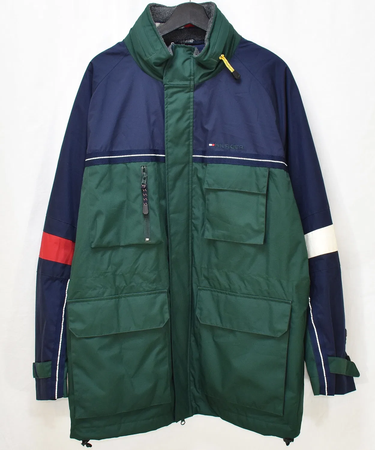 Куртка TOMMY HILFIGER Cold Stop с рефлектором, зелёная — фото 3