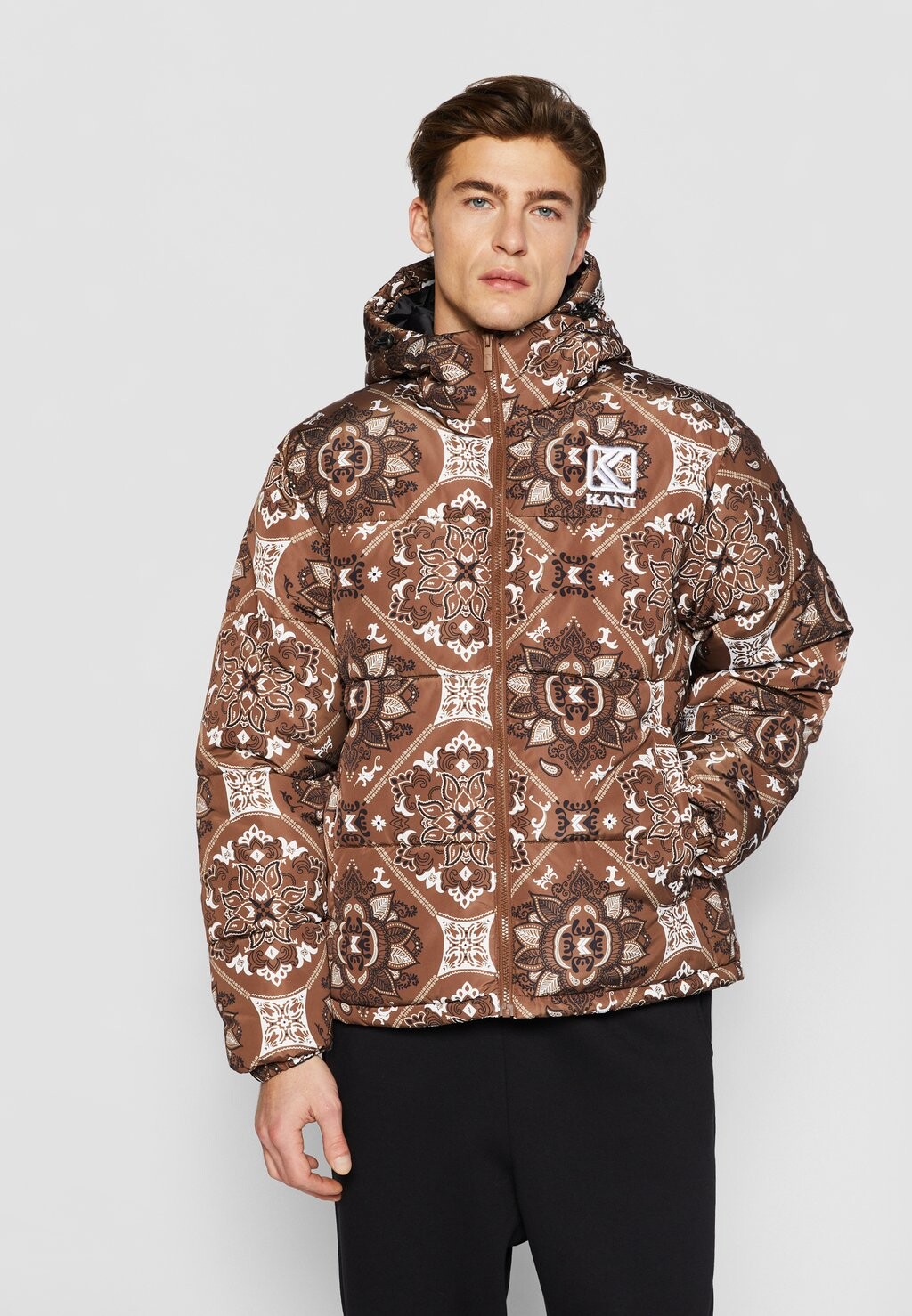 

Зимняя куртка PAISLEY PUFFER Karl Kani, цвет brown