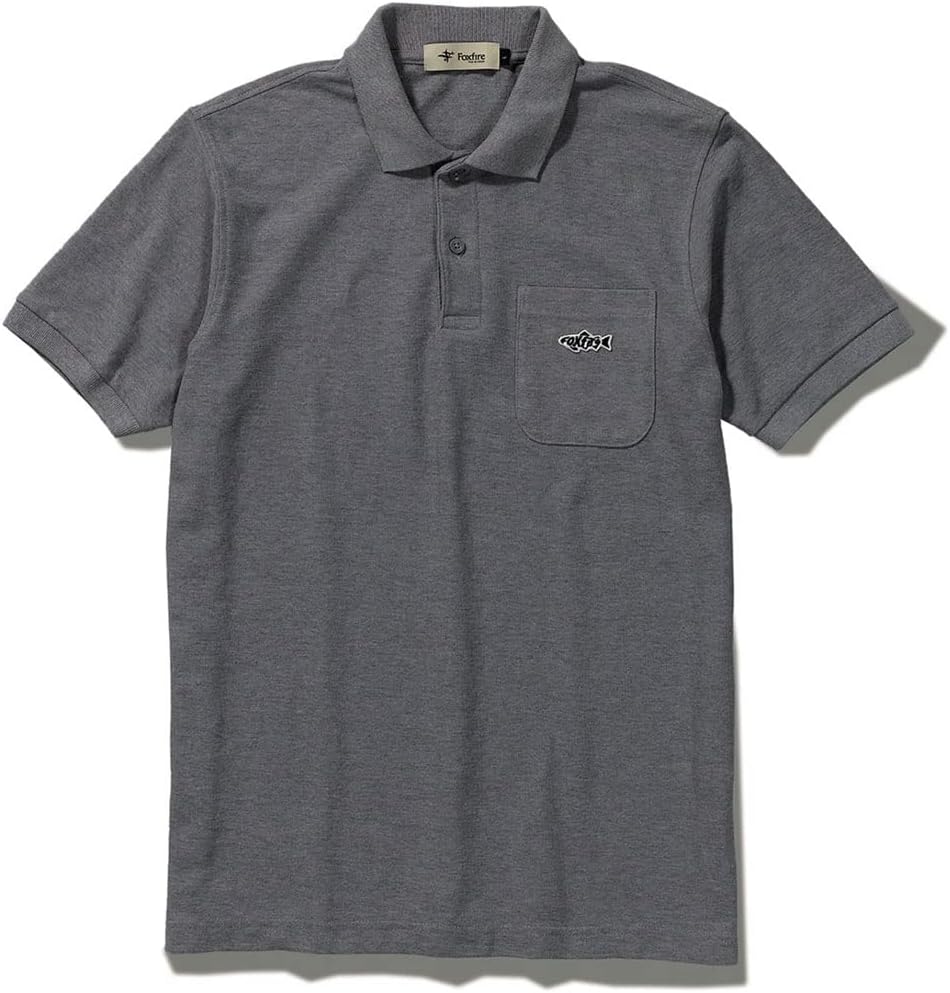 

Мужская футболка-поло Foxfire 5215317 FF Fish с короткими рукавами, серый