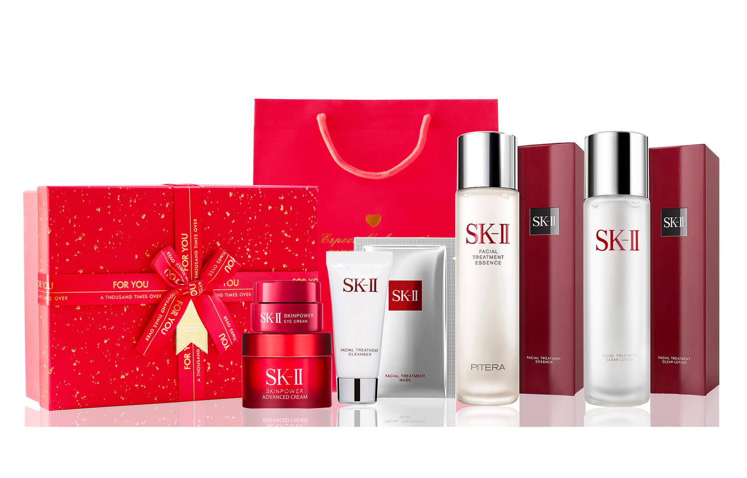 Набор для ухода за кожей SK-II включающий Facial Treatment Essence 230 мл + Refining Lotion 230 мл, 6 средств — фото 3