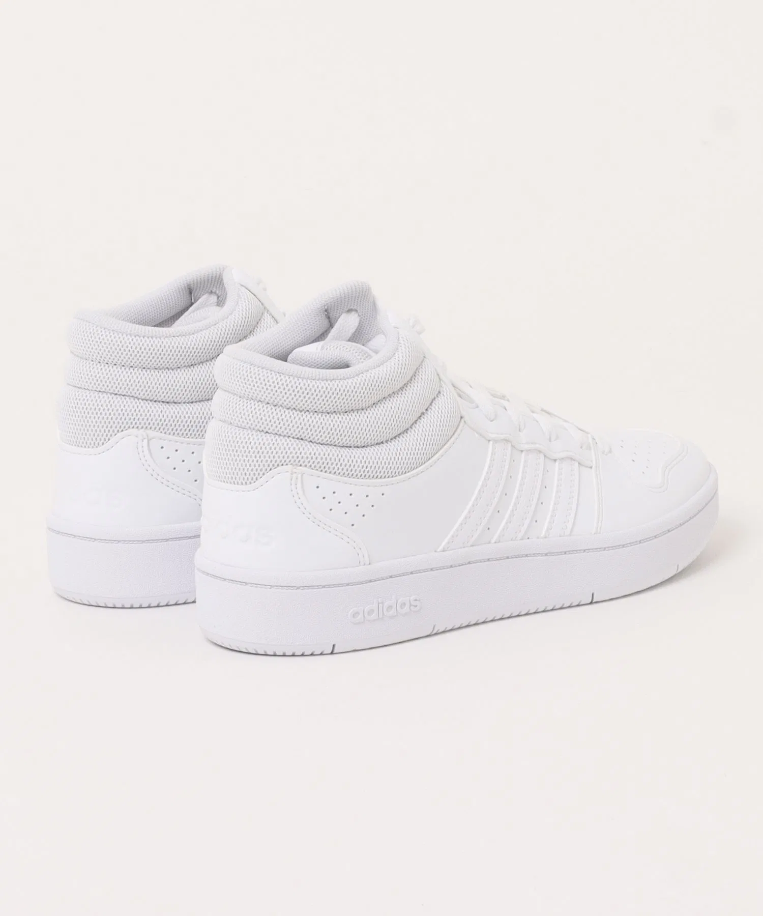 Мужские кроссовки adidas HOOPS MID CLASSIC белые — фото 2