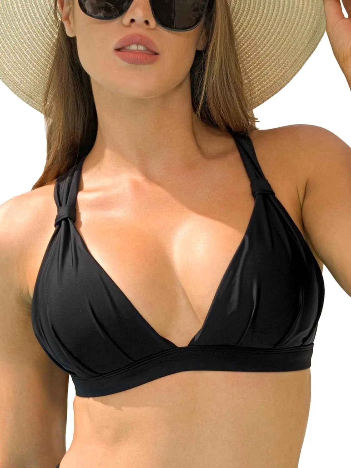 

Женский топ-бикини Triangle с V-образным вырезом Ocean Blues