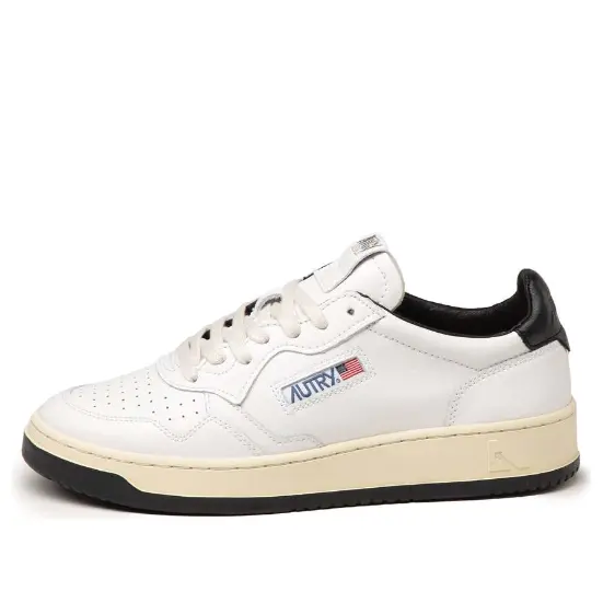 

Кроссовки medalist leather low 'white black' Autry, белый