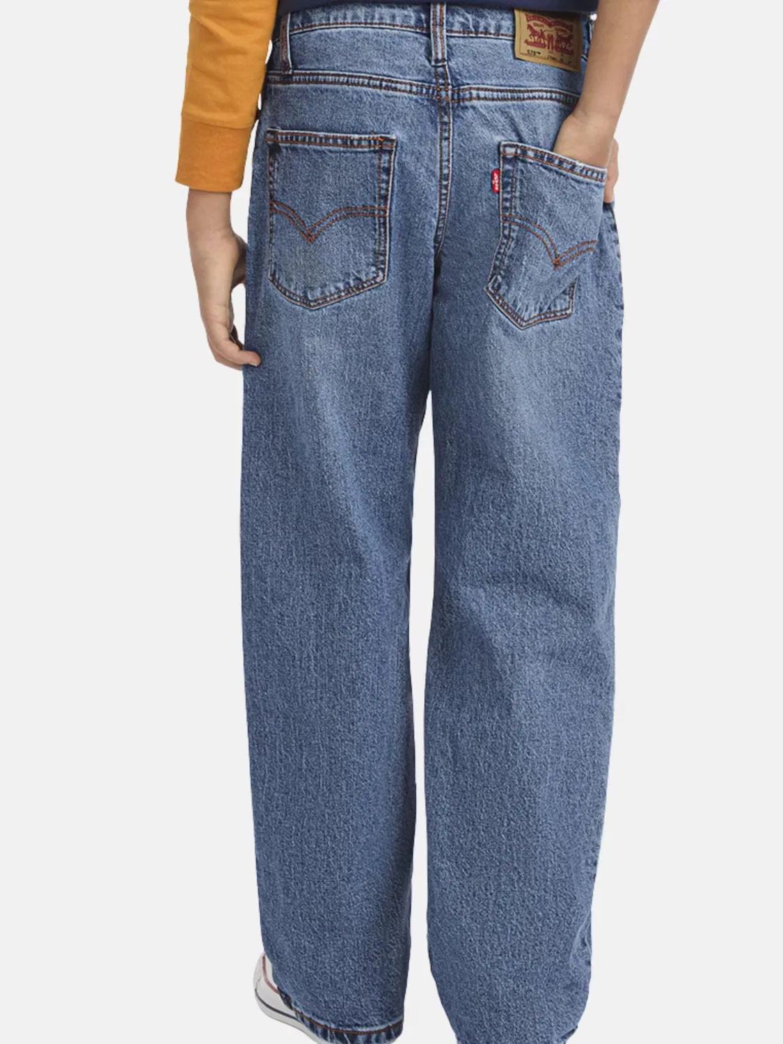 Обычные джинсы Levi'S Kids, Blue Denim — фото 4