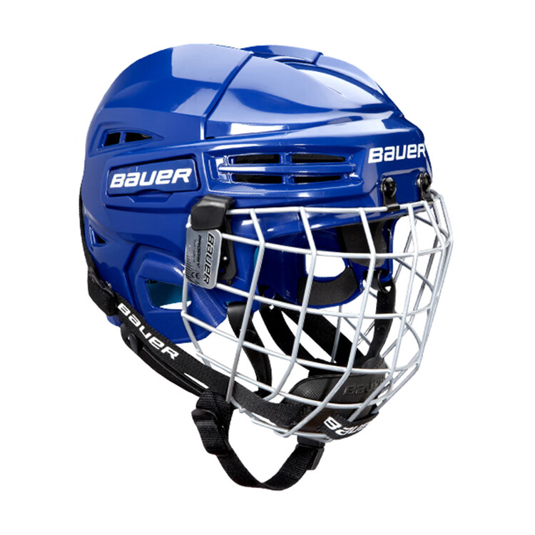 

BAUER Детский хоккейный шлем PODIGY Youth для хоккея с шайбой и на траве, синий [YTH]
