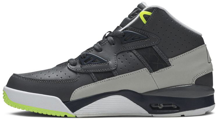 Кроссовки Nike Air Trainer SC GS 'Dark Grey Navy Volt', серый — фото 3