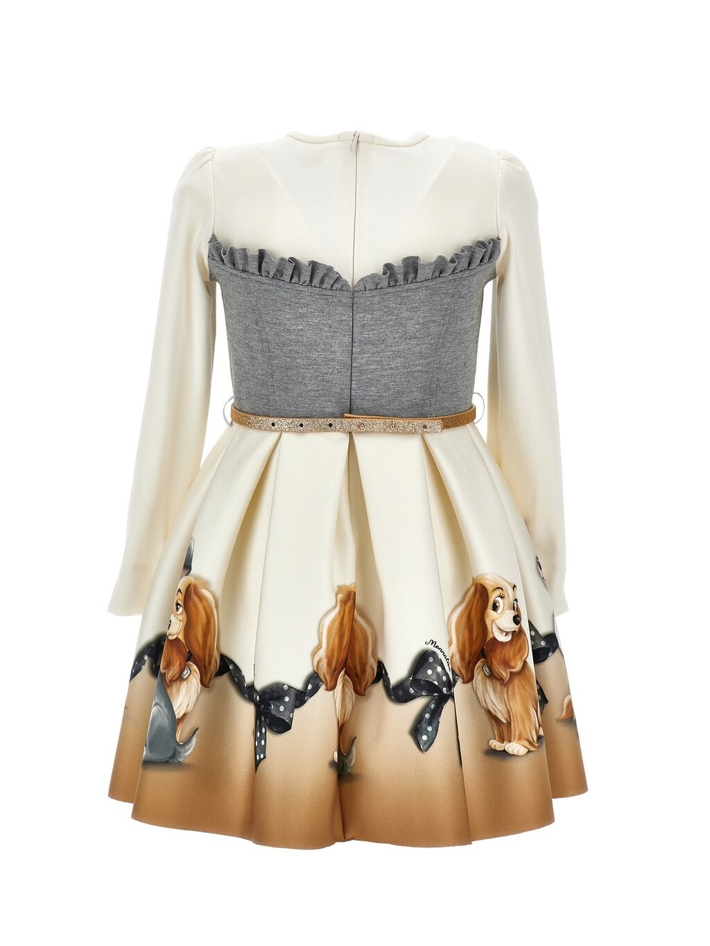 

Коктейльное/праздничное платье LADY AND THE TRAMP DISNEY ABITO BUSTIER FRIENDS IN LONDON Monnalisa, белый