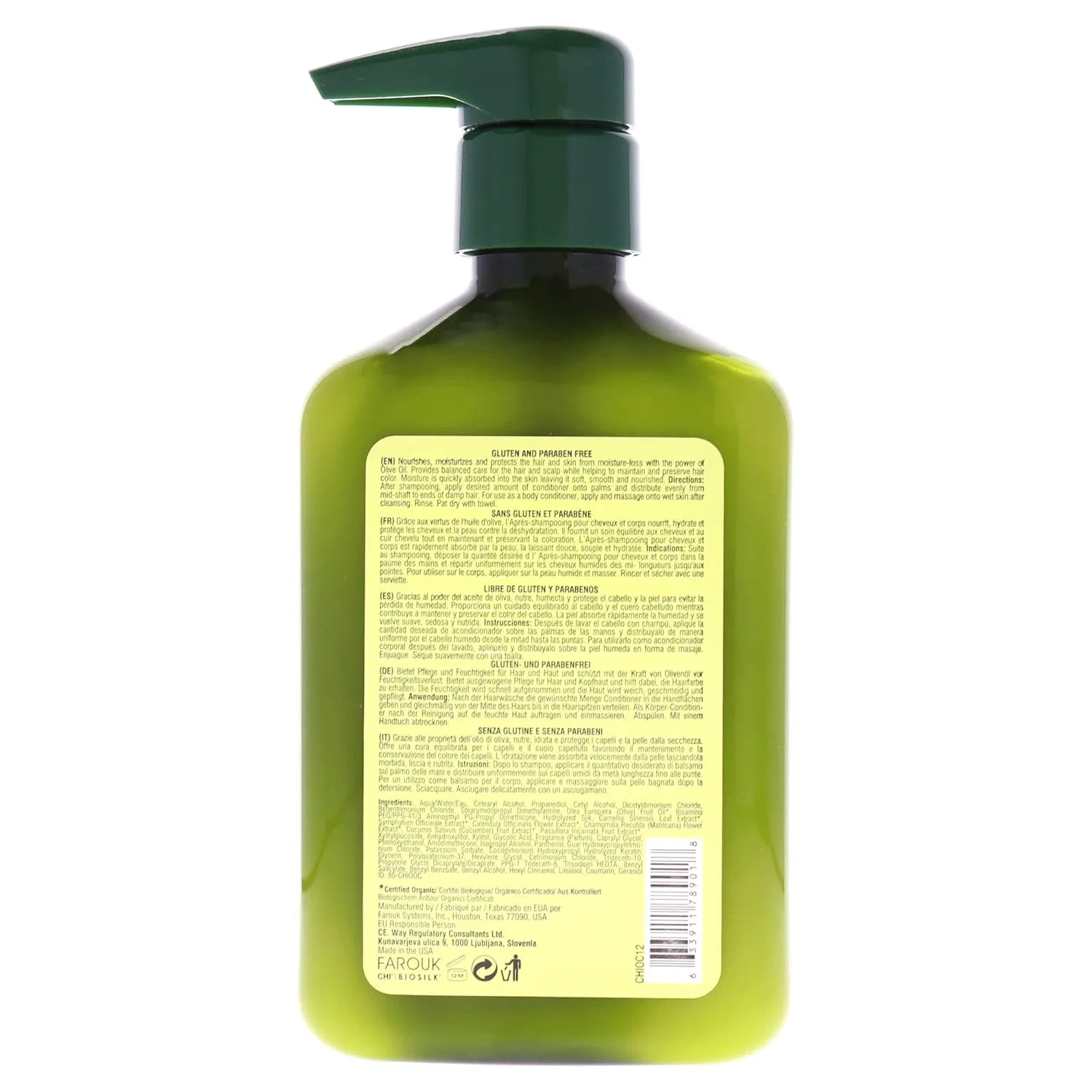 Кондиционер для волос и тела CHI Olive Organics 340 мл Chi — фото 2