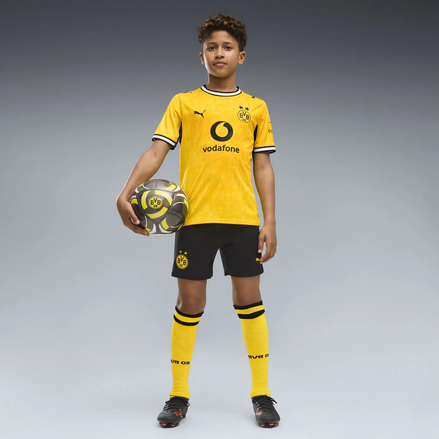 Спортивные брюки Puma Regular Workout Pants Borussia Dortmund черного цвета — фото 3