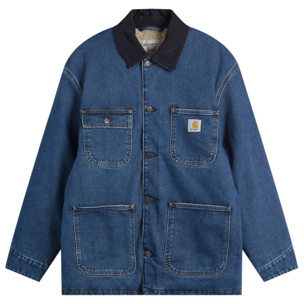 

Пальто из денима и повседневной одежды Carhartt Wip, Blue Stone Washed