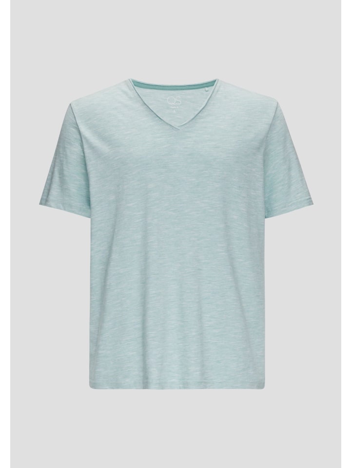 

QS Футболка 61W0_светло-бирюзового цвета, Зеленый, QS Футболка 61W0_светло-бирюзового цвета